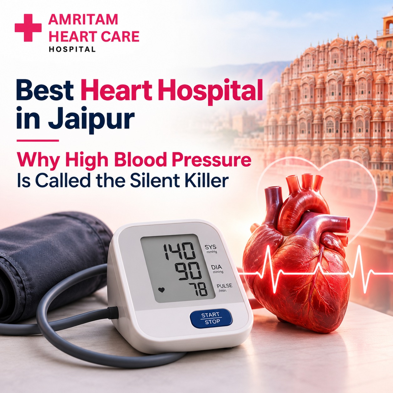 Best Heart Hospital in Jaipur Why High Blood Pressure Is Called the Silent Killer